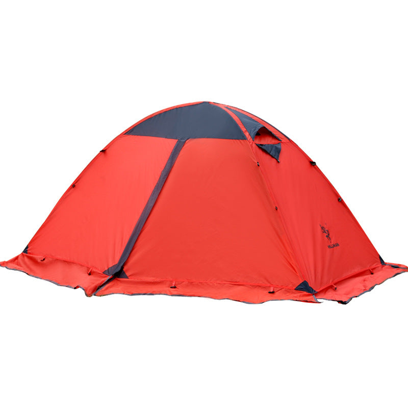 Explore the Great Outdoors with the Double-Layer Aluminum Pole Camping Tent