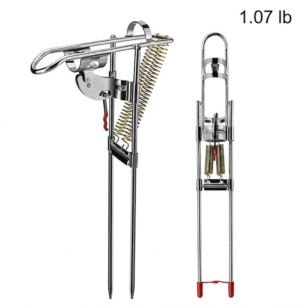 Automatic Stainless Steel Adjustable Fishing Rod Holder