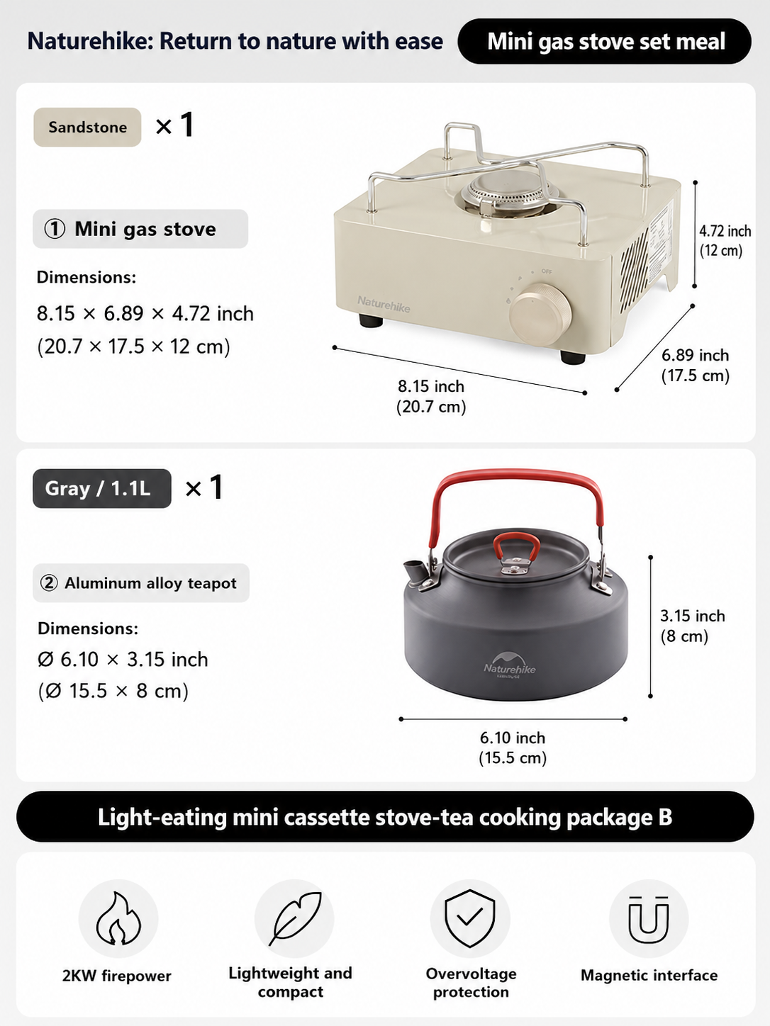 Mini Portable Outdoor Camping Gas Stove