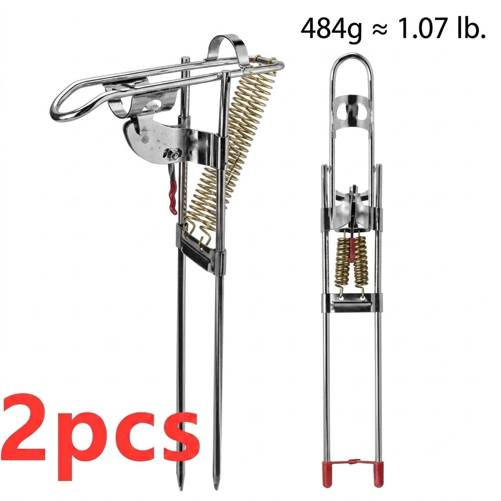 Automatic Stainless Steel Adjustable Fishing Rod Holder