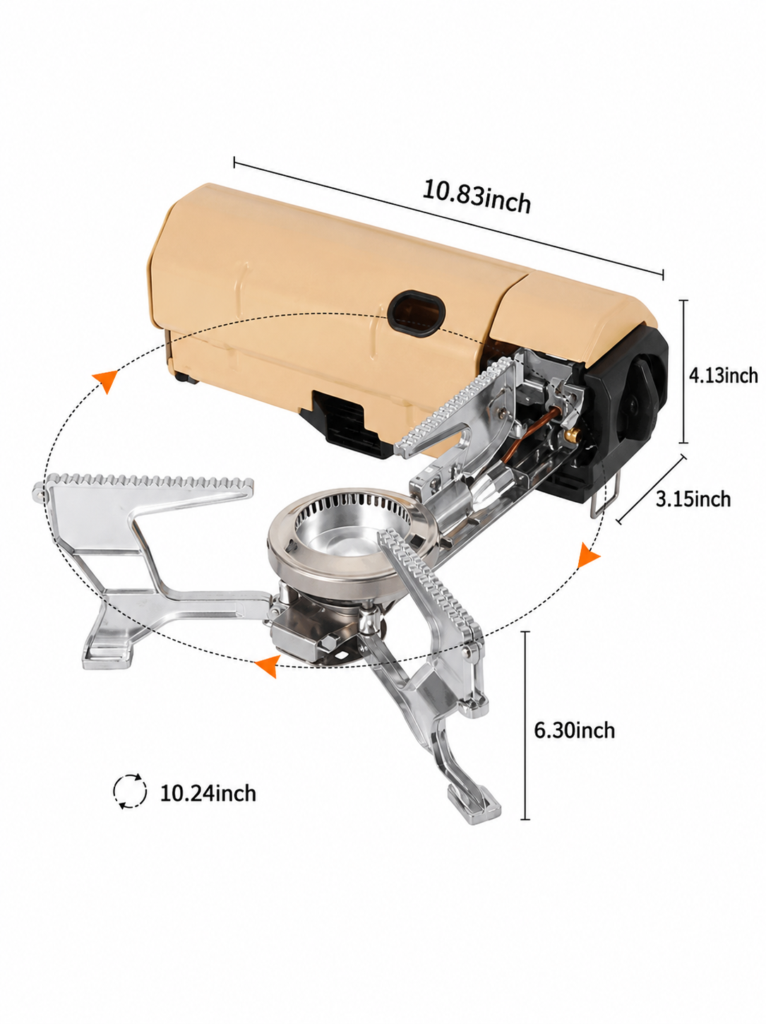 Portable Folding Camping Stove Cookware Set