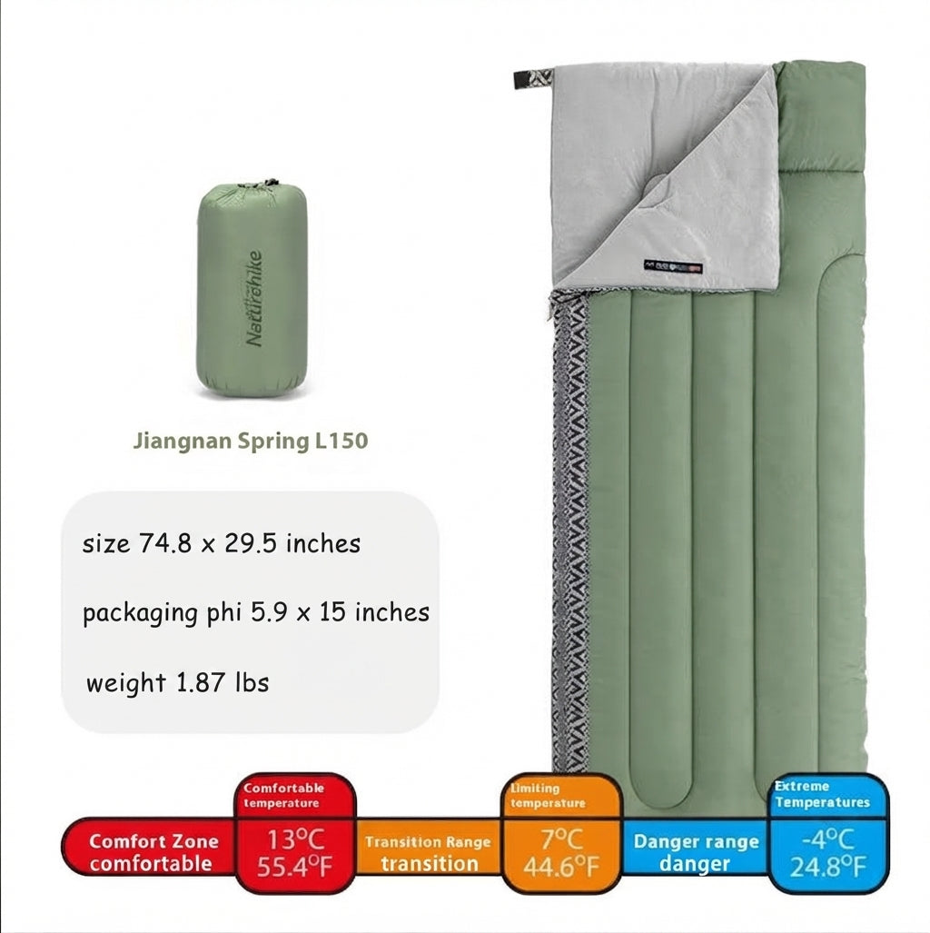 Four-Season Portable Outdoor Camping Sleeping Bag