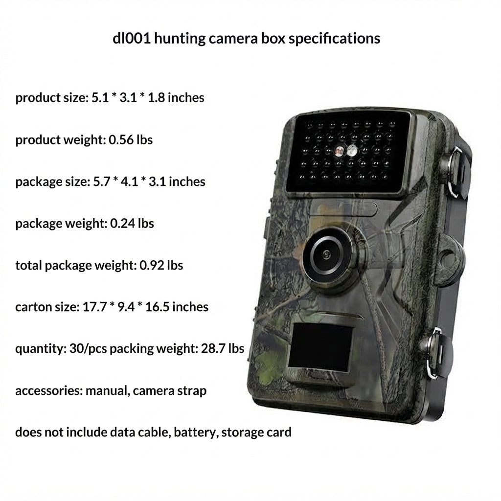 Night Vision Motion Activated Wildlife Hunting Camera