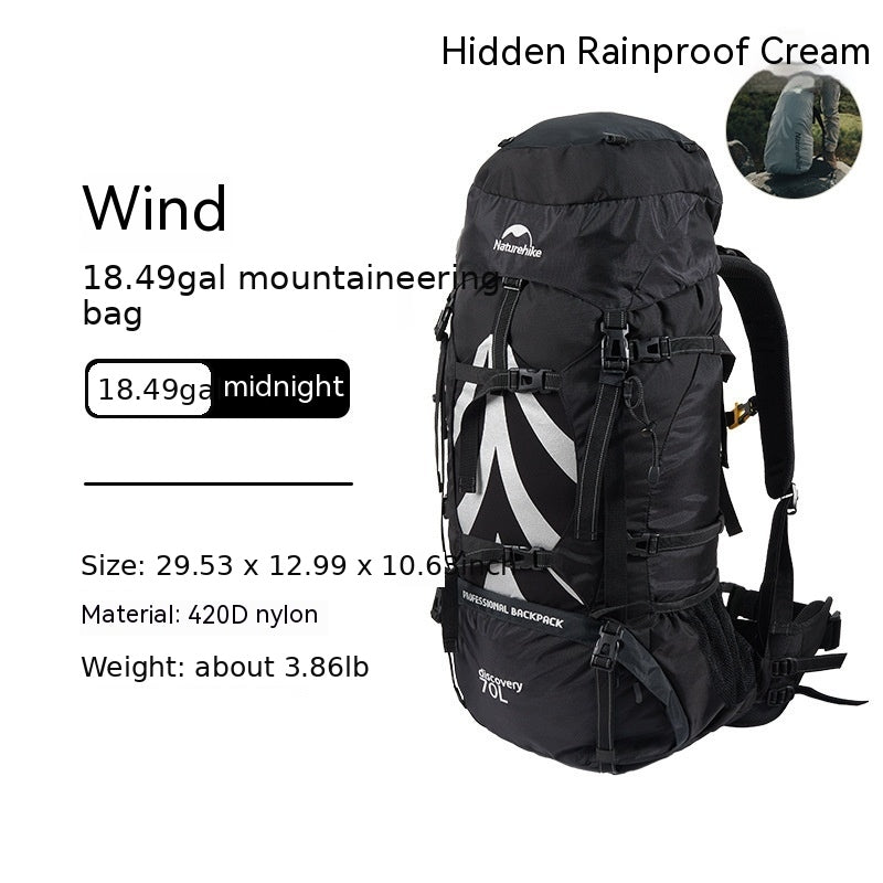 Outdoor Hiking Backpack Large Capacity Travel Sports