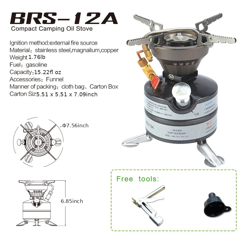 Outdoor Camping Gasoline Stove Cookware Set